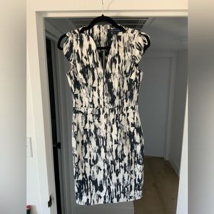 Cute black and white French Connection dress